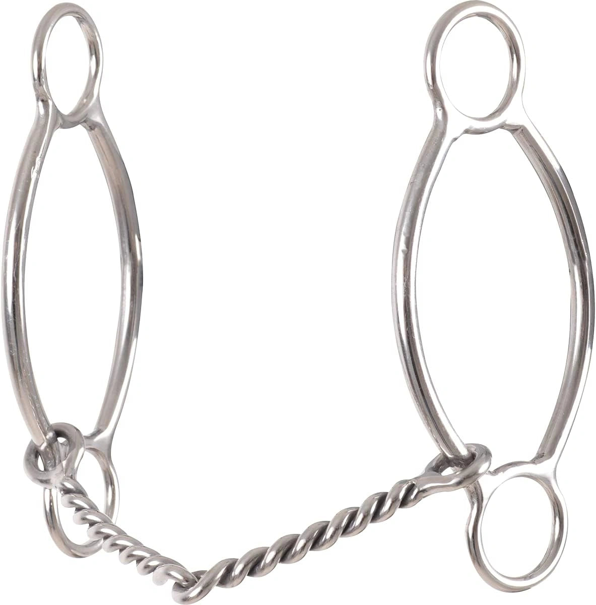 Classic Equine Simplicity II Twisted Wire Snaffle Bit - Carol Goostree Collection Short Shank Gag Action