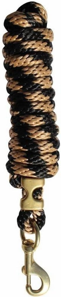 Professional's Choice 10ft Poly Lead Rope - Durable Polyester Horse Lead with Heavy-Duty Plunger Latch Hook - 10ft