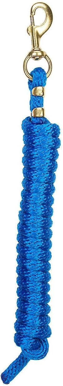 Weaver Leather Mini Pony Poly Lead Rope - 7' Soft Grip Brass Snap