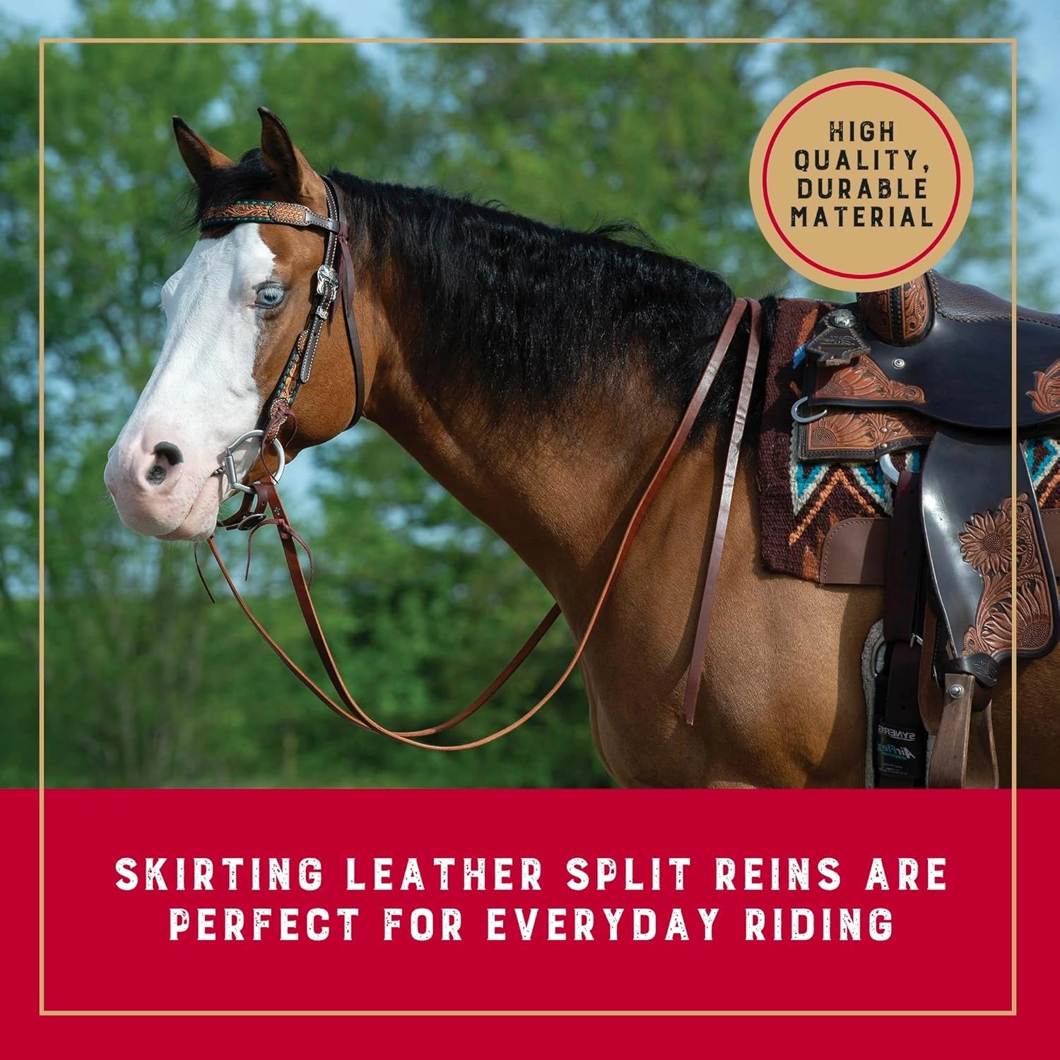 Weaver Leather Skirting Leather Split Reins