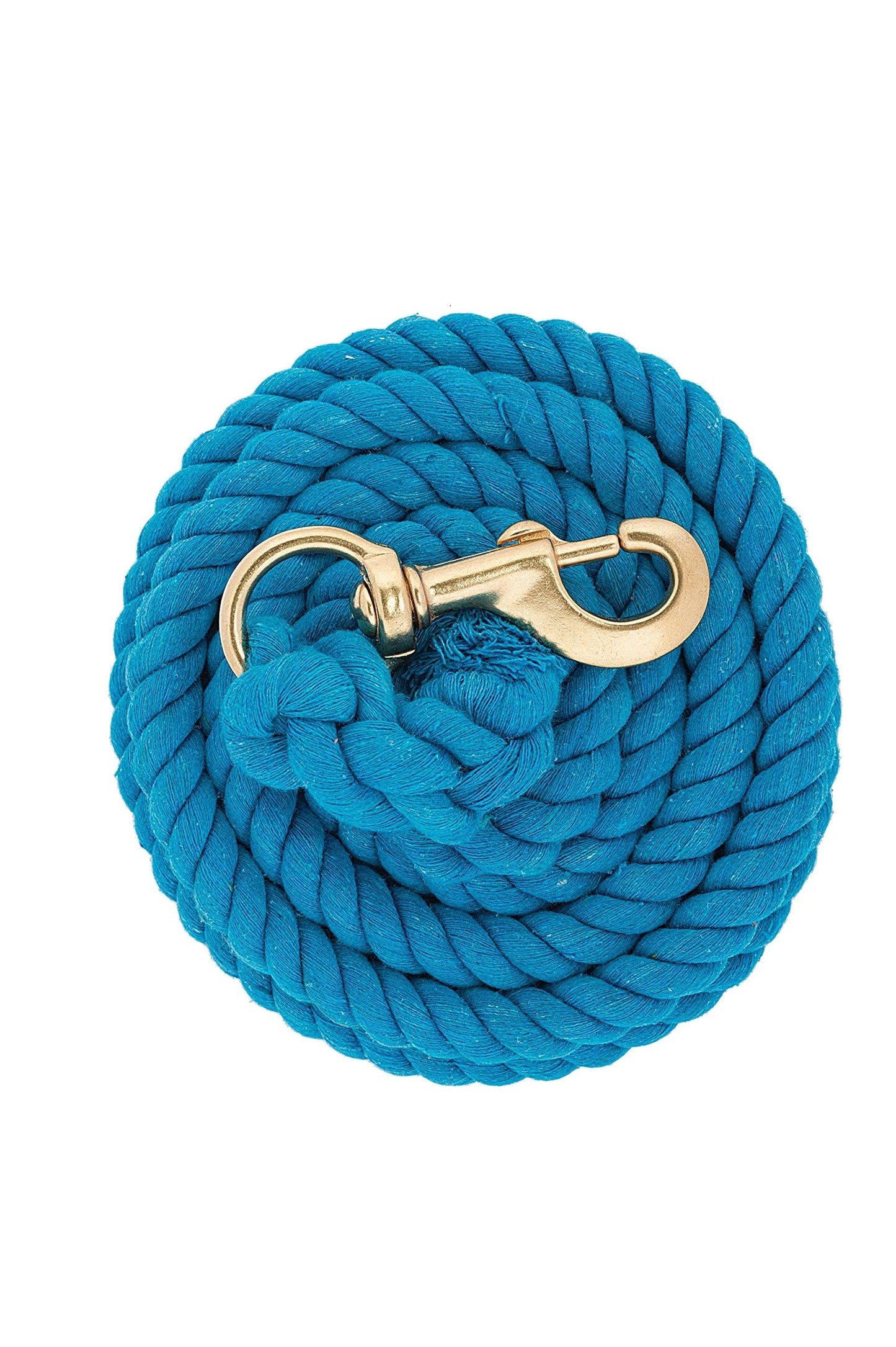 Weaver Leather Equine Performance Soft Grip Cotton Lead Rope with Brass Snap - 5/8" x 10'