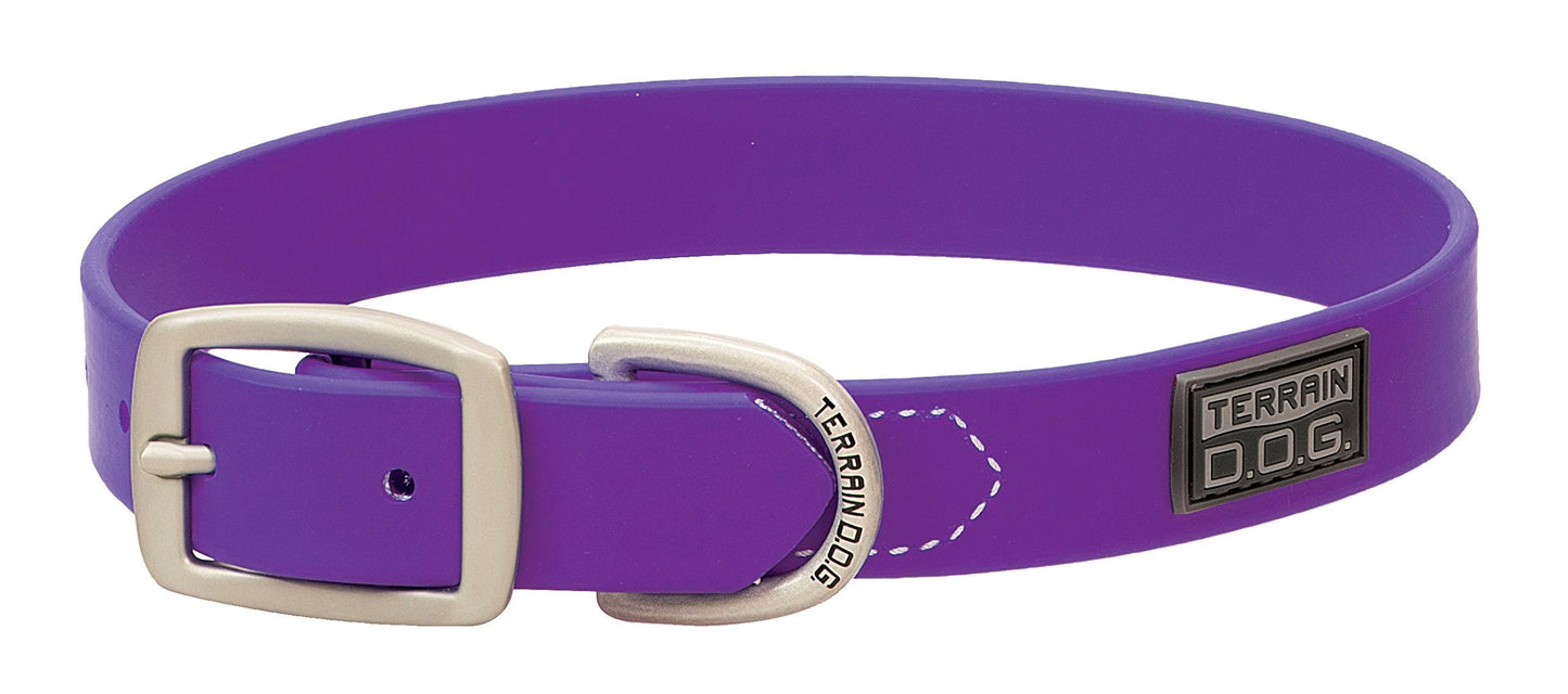 Weaver Leather Terrain D.O.G. Brahma Webb Dog Collar - Weather Resistant & Quick Drying
