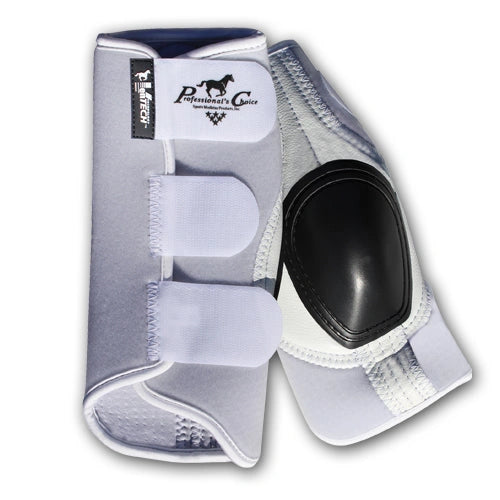 Professionals Choice VenTECH Slide-Tec Short Skid Boots - Ventilated Neoprene Horse Boots - Pair