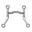 Myler Flat Shank With Sweet Iron Low Port Comfort Snaffle 4 3/4 Inch Mouth Copper Inlay Mb 04 - Hooves and Paws