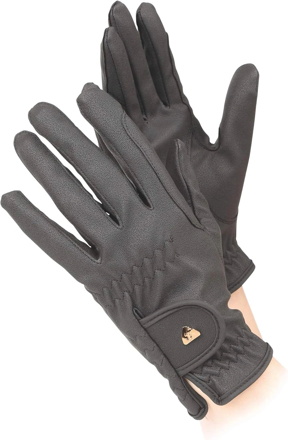 Shires Aubrion Arene Synthetic Leather Riding Gloves - Childs 1077 - Hooves and Paws