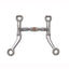 Myler Flat Shank With Sweet Iron Comfort Snaffle With Copper Roller 4 3/4 Inch Mouth Copper Inlay Mb 03 - Hooves and Paws