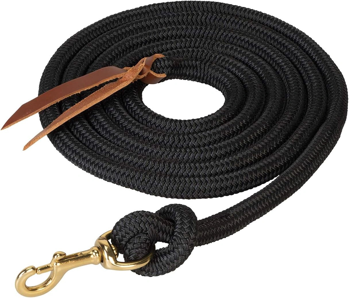 Weaver Equine Performance Lead Rope, Long Horse Lead Rope with Quick Halter Attachment, Soft Comfort Grip, Barn Horse Tack for Daily Use & Showing (Sell out)