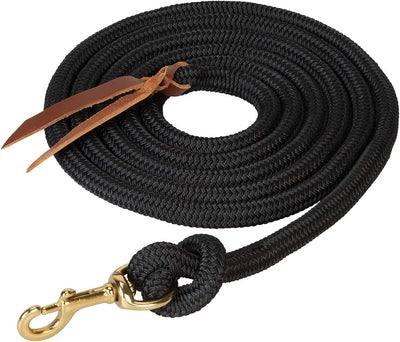 Weaver Equine Performance Lead Rope, Long Horse Lead Rope with Quick Halter Attachment, Soft Comfort Grip, Barn Horse Tack for Daily Use & Showing (Sell out)