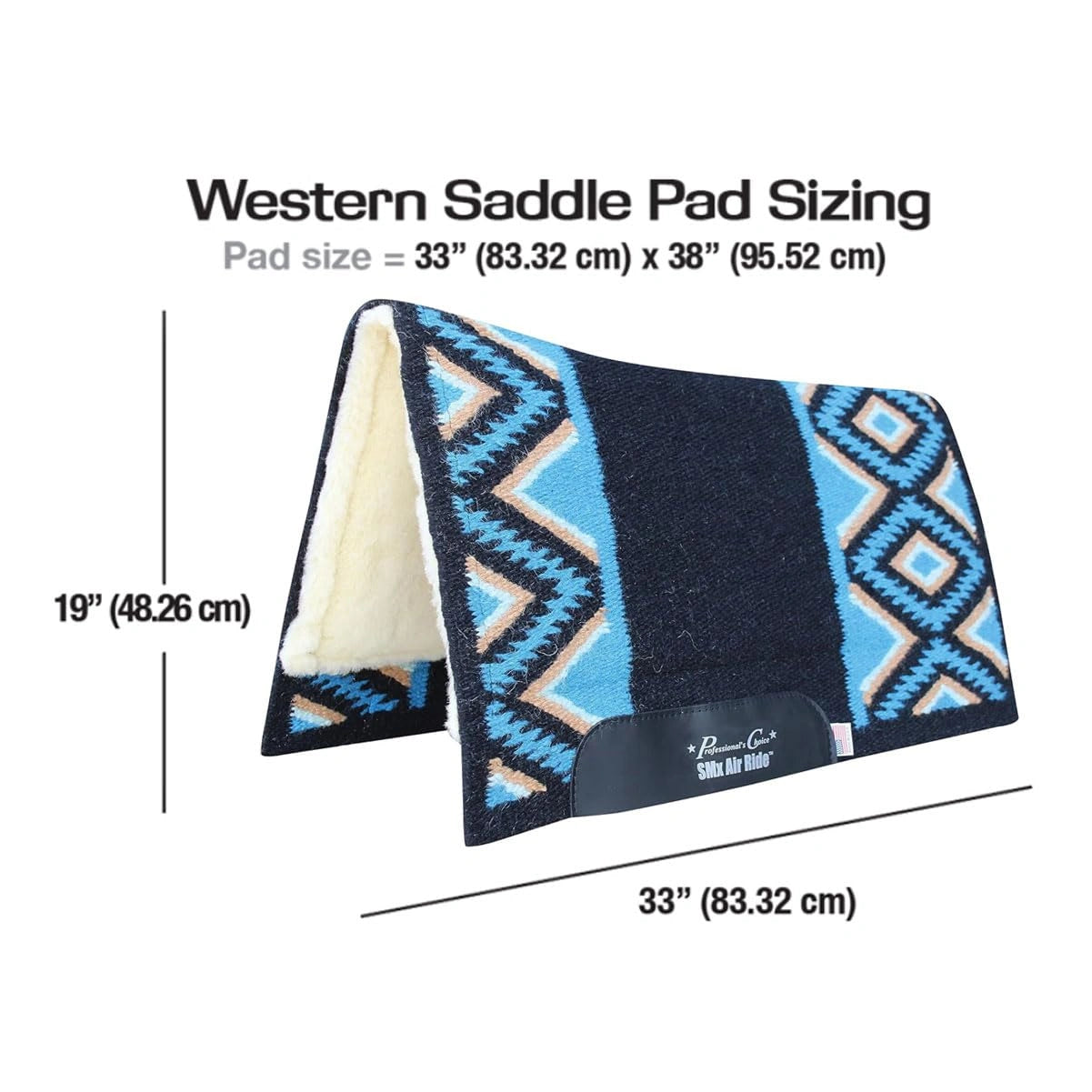 Professional's Choice Comfort-Fit SMX Air Ride Pad: El Dorado | Cooling System & Shock Absorption