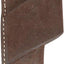 Martin Saddlery Chocolate Roughout Leather Horizontal Knife Scabbard - 4 3/8" L x 2 1/2" W