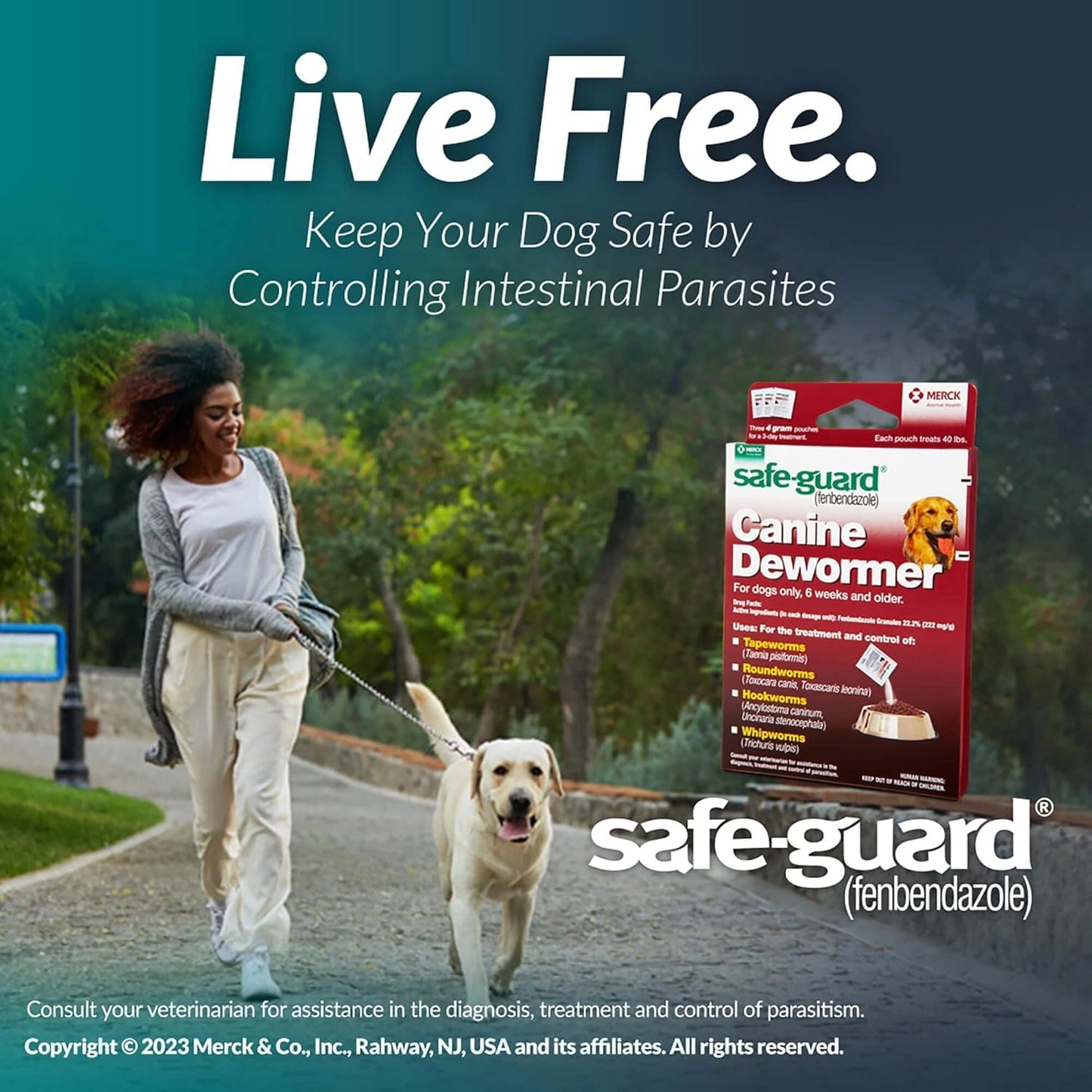 Pro-Sense Safe-Guard 4, Canine Dewormer for Dogs, 3-Day Treatment
