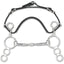 Myler 3 - Ring Combination Bit - 6" Shank With Sweet Iron Comfort Snaffle 5 Inch Mouth Mb 01 - Hooves and Paws