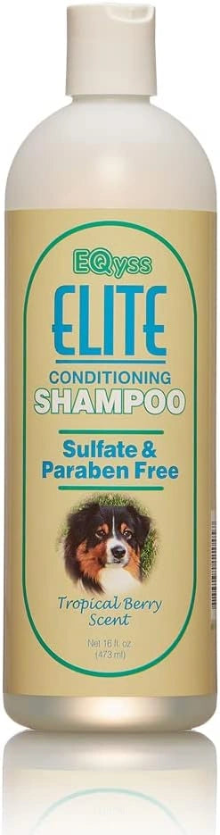 EQyss Elite Conditioning Pet Shampoo - Moisturizes Coat, Tropical Berry Scent with Botanical Extracts, Paraben and Sulfate Free, Aloe Vera, USA Made (Sell out)