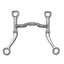 Myler Flat Shank With Sweet Iron Low Port Comfort Snaffle 5 1/2 Inch Mouth Copper Inlay Mb 04 - Hooves and Paws