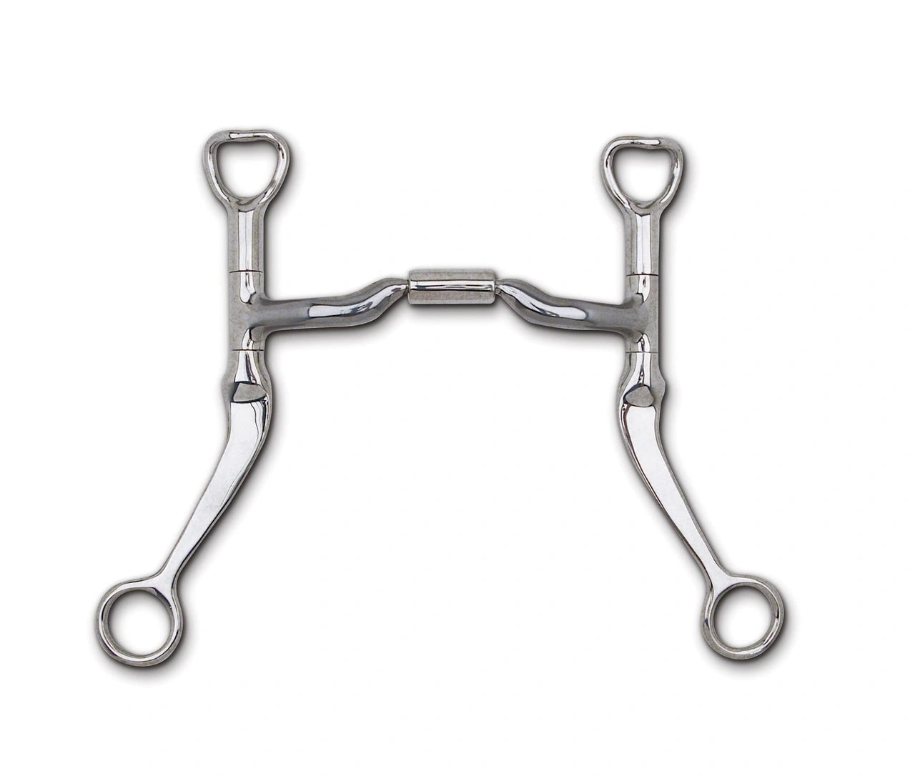 Myler Flat Shank With Sweet Iron Low Port Comfort Snaffle 5 1/2 Inch Mouth Copper Inlay Mb 04 - Hooves and Paws