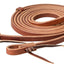 Weaver Leather Canyon Rose Heavy Harness Leather Split Reins with Stainless Steel Hardware - 5/8" x 7'