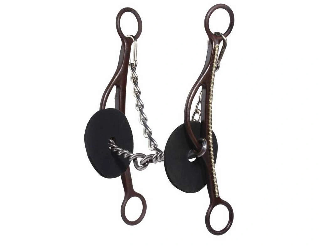 Professional's Choice Brittany Pozzi Long Gag Twisted Lifesaver Bit - 5.5" Sweet Iron