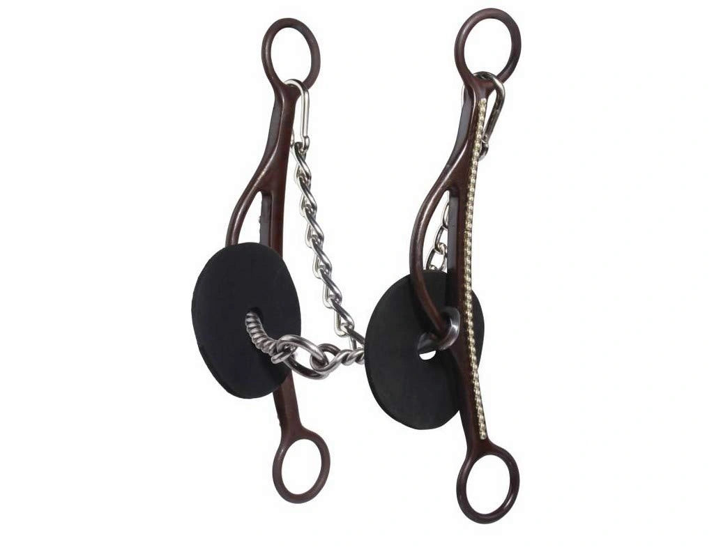 Professional's Choice Brittany Pozzi Long Gag Twisted Lifesaver Bit - 5.5" Sweet Iron