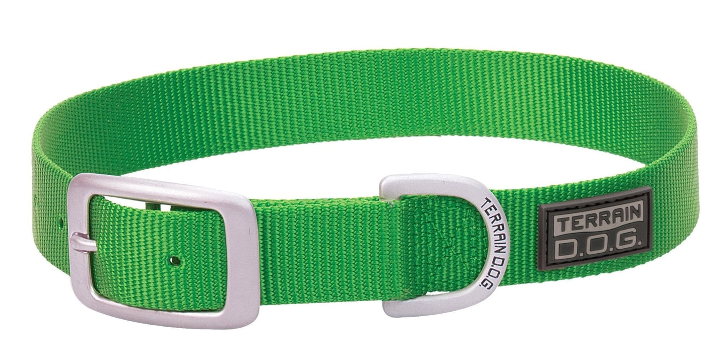 Weaver Leather Nylon Single - Ply Dog Collar - Hooves and Paws