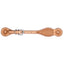 Professional's Choice Mesa Basket Tooled Leather Spur Straps - 5/8" Stainless Steel Buckles - Black, Natural, Chestnut