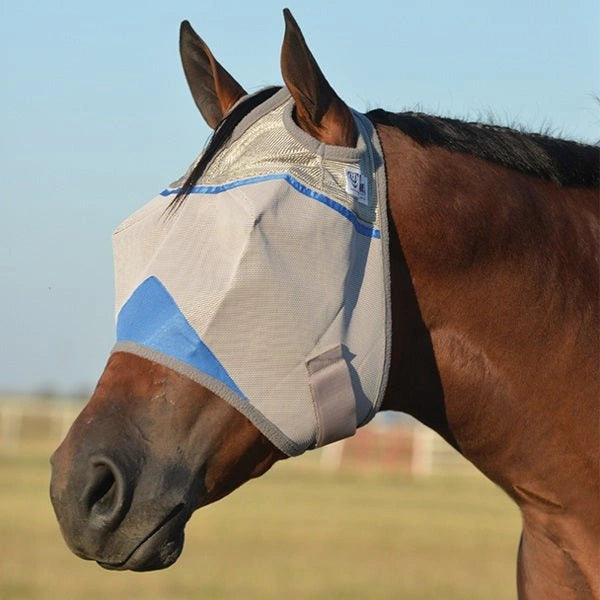 Cool Cashel Crusader Sun Fly Mask - Hooves and Paws