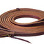 Weaver Leather Split Horse Reins - 5/8" x 8' - Golden Chestnut Extra Heavy Oiled Harness Leather with Weighted Ends
