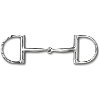 Myler English Dee Without Hooks With Stainless Steel Snaffle 5 Inch Mouth Copper Inlay Stainless Steel Mb 09 - Hooves and Paws