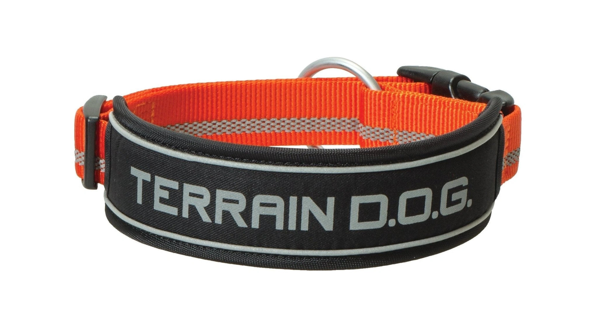 Weaver Leather Terrain Padded Reflective Snap - n - Go Adjustable Collar (Sell out) - Hooves and Paws