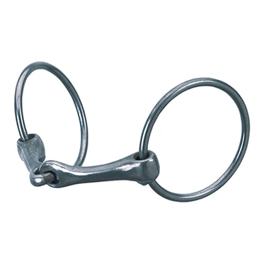 Weaver Leather 5" Snaffle Bit - Malleable Sweet Iron Mouthpiece with 3" Rings