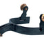 Black and bronze spur on a white background