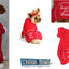 Doggie Design Dog Pjs Pet Pajamas Clothes Holiday Christmas Thermal Santas Lil Helper Embroidered - Hooves and Paws