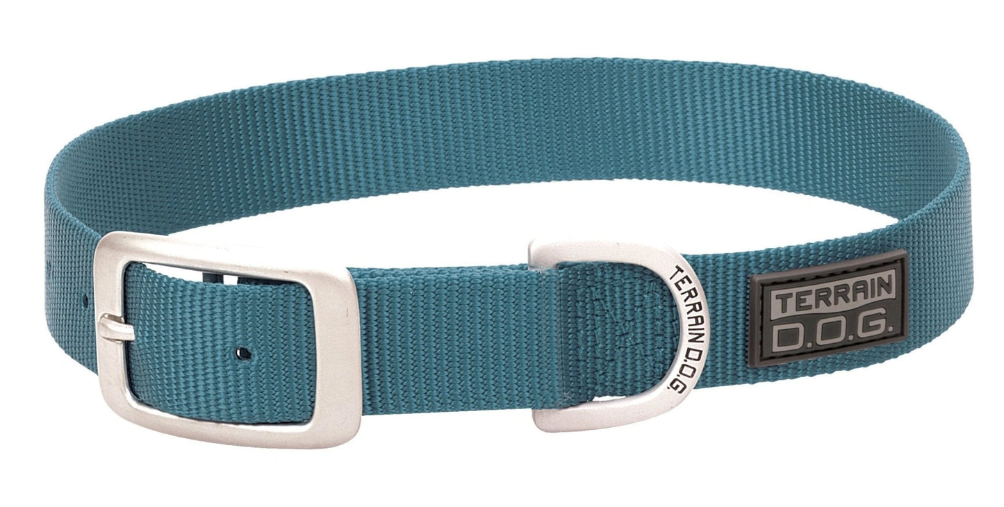 Weaver Leather Nylon Single - Ply Dog Collar - Hooves and Paws