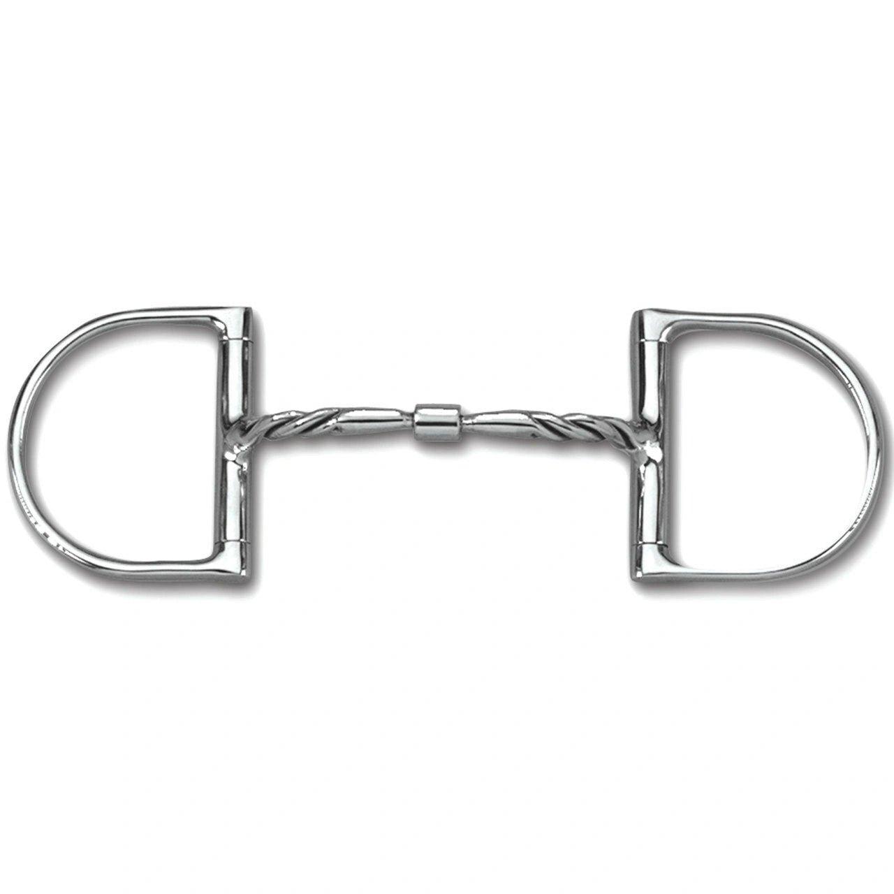 Myler Dee Without Hooks With Stainless Steel Twisted Comfort Snaffle 5 Inch Mouth Copper Inlay Mb 01t - Hooves and Paws