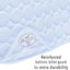 Professional's Choice VenTECH Dressage Saddle Pad - Universal Size - White - Faux Shearling Lining