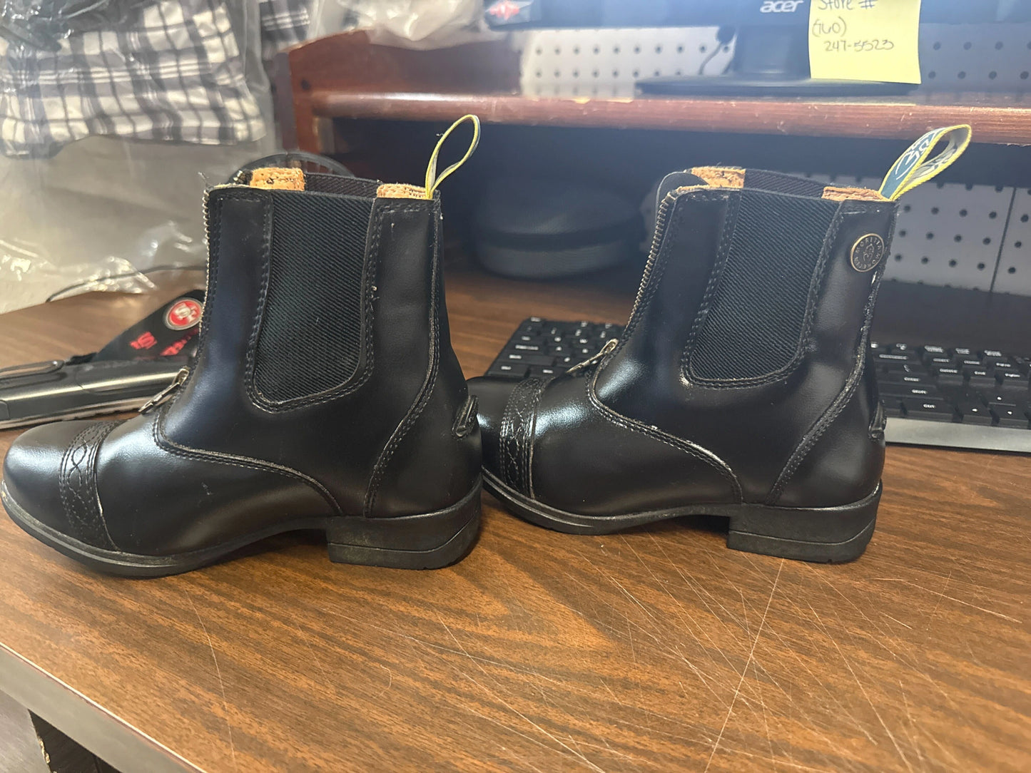 Shires Moretta Clio Plus Paddock Boots - Black, Gently Used