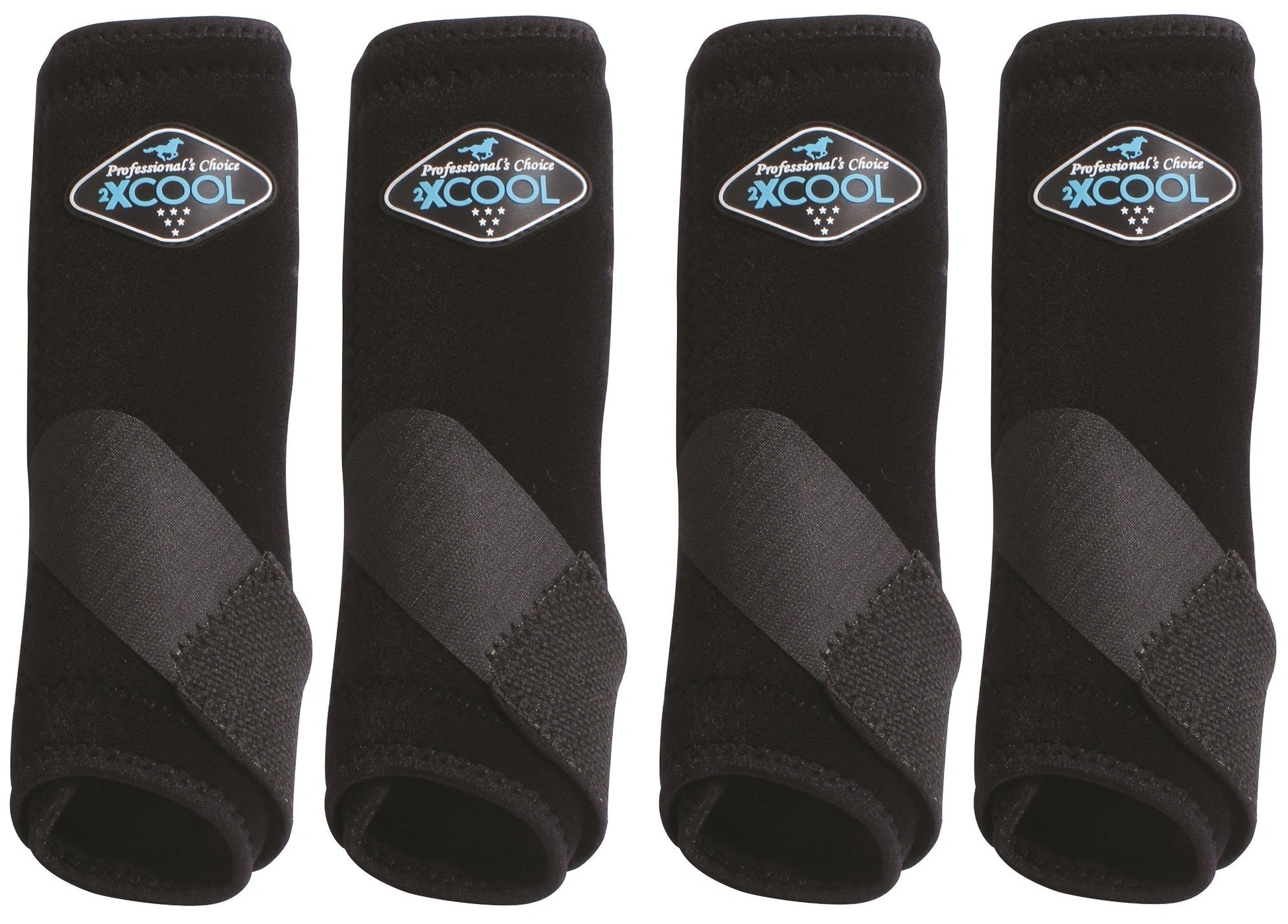 Professional's Choice Sports Medicine 2XCOOL Pattern Horse Equine Boots 4 - Pack - Hooves and Paws