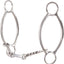Classic Equine Simplicity II Dr. Bristol Gag Bit - Double Jointed Horse Bit with Balanced Gag Action