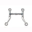 Myler Flat Shank With Sweet Iron Comfort Snaffle Wide Barrel 5 1/2 Mouth Inch Copper Inlay Mb 02 - Hooves and Paws