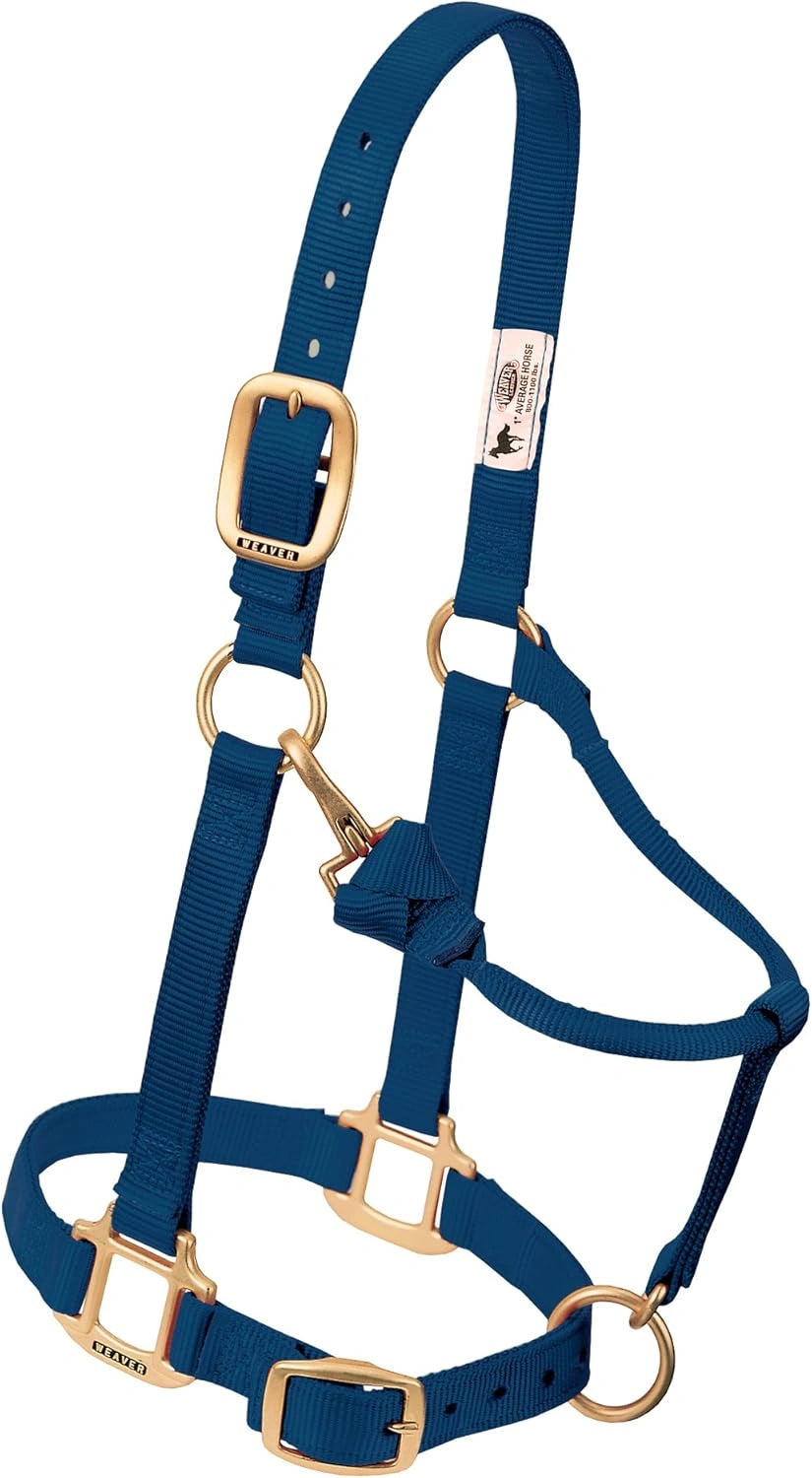 Weaver Leather Horse Halter: Adjustable Nylon for Comfort & Durability