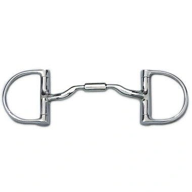 Myler English Dee Snaffle 5 1/2 Inch Mouth Copper Inlay Stainless Steel Mb 04 - Hooves and Paws