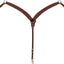 Weaver Leather Barbed Wire Contoured Breast Collar, Brown 40 - 1020 - Hooves and Paws