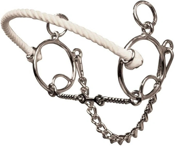 Equine Three Piece Twisted Wire Bit - Hooves and Paws