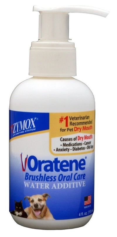 Zymox Oratene Biotene Drinking Water Additive Dental Care Pet Dog 4 oz Bottle - Hooves and Paws