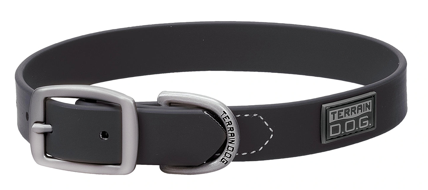 Weaver Leather Terrain D.O.G. Brahma Webb Dog Collar - Weather Resistant & Quick Drying