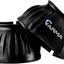 Shires Overreach Equine Bell Boots - Black, XX-Full, 6mm Thick Rubber Shock Absorbing Hoof Protection