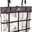 Classic Equine Black Leopard Fan Bag - 20" Stall Fan Holder - Durable Nylon Box Fan Carrier