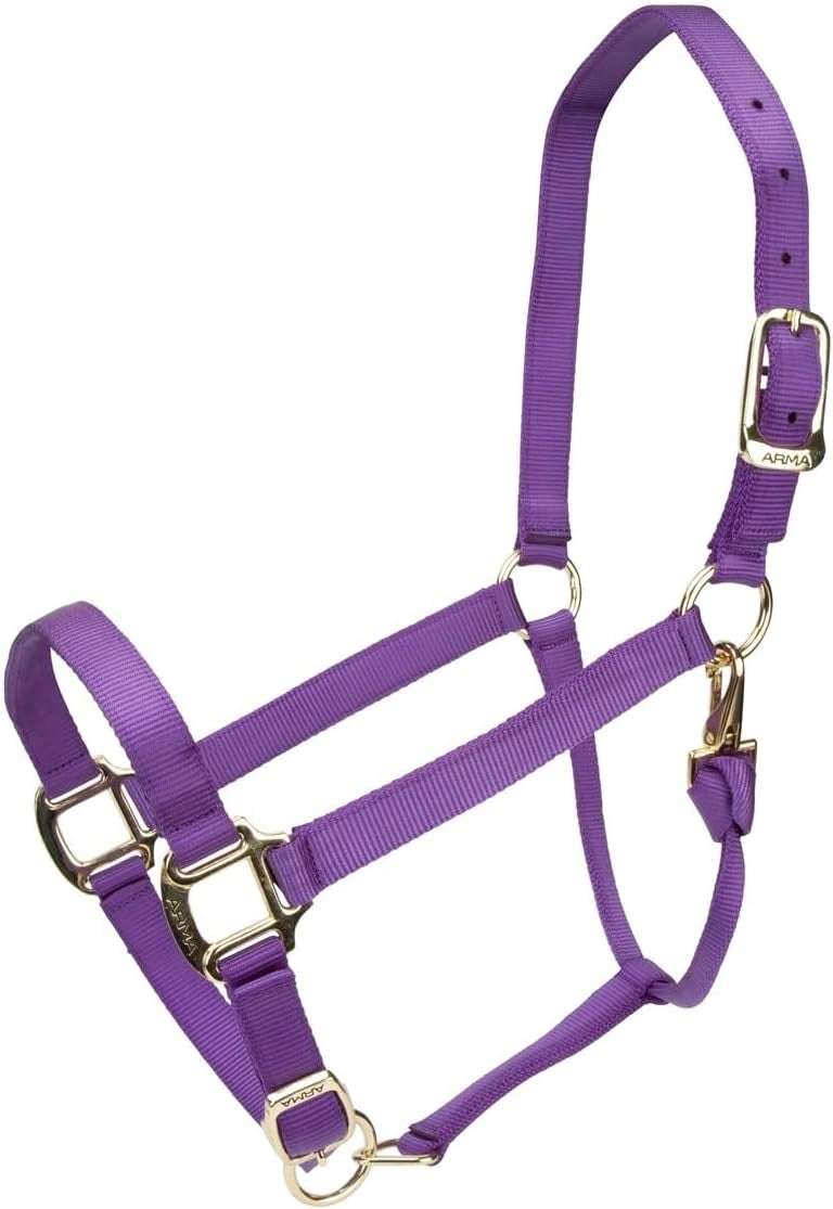 Shires ARMA Adjustable Horse Nylon Halter 10574 - Hooves and Paws