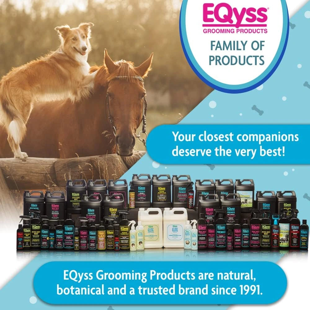 EQyss Elite Conditioning Pet Shampoo - Moisturizes Coat, Tropical Berry Scent with Botanical Extracts, Paraben and Sulfate Free, Aloe Vera, USA Made (Sell out)