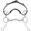 Myler Long Shank Combination Bit - 7 1/2" Shank With Sweet Iron Low Port Comfort Snaffle 5 Inch Mouth Copper Inlay Mb 04 - Hooves and Paws