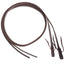 Martin Saddlery Doubled & Stitched Split Latigo Leather Reins - 5/8" Width, Broke-In Feel
